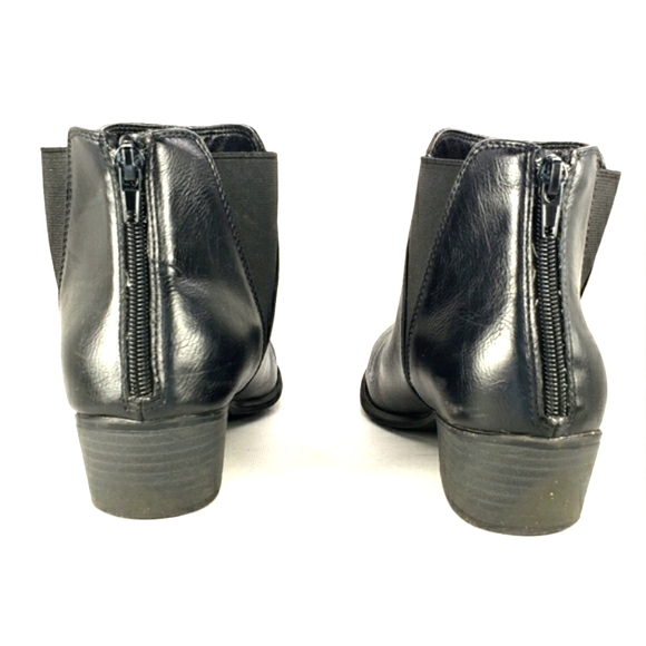 Espirit Triumphant Black Western Style, Almond Toe Bootie. Women's Size 8.5 M - Picture 8 of 11